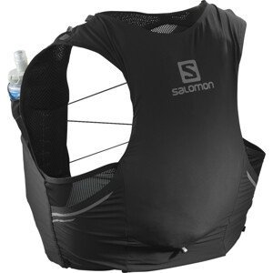 Běžecká vesta Salomon Sense Pro 5 With Flasks Velikost zad batohu: M / Barva: černá