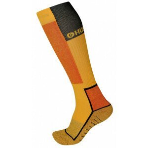 Podkolenky Husky Snow-ski Velikost ponožek: 45-48 / Barva: žlutá/černá