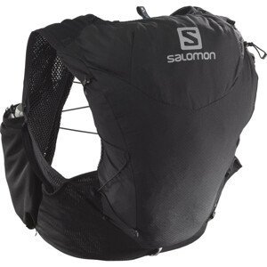 Běžecká vesta Salomon Adv Skin 12W With Flasks Velikost zad batohu: S / Barva: černá