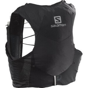 Běžecká vesta Salomon Adv Skin 5 With Flasks Velikost zad batohu: M / Barva: černá