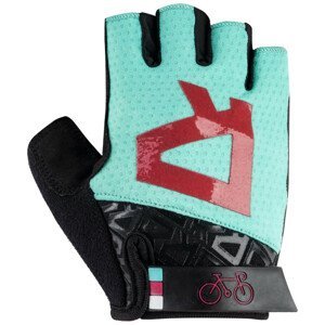Cyklistické rukavice Radvik Hilder Velikost: S / Barva: černá/modrá