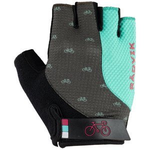 Cyklistické rukavice Radvik Runde Velikost: M / Barva: černá/modrá