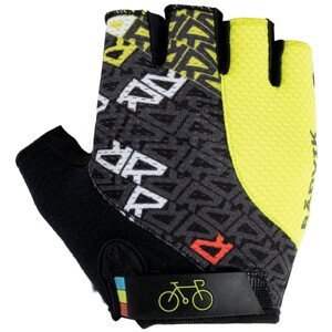 Cyklistické rukavice Radvik Runde Velikost: XL / Barva: černá/žlutá