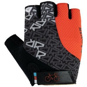 Cyklistické rukavice Radvik Runde Velikost: L / Barva: černá/červená