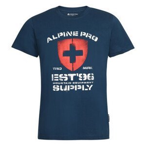 Pánské triko Alpine Pro Zagar Velikost: S / Barva: modrá