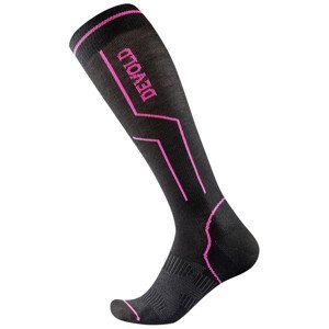 Dámské podkolenky Devold Compression Sport Woman Sock Velikost ponožek: 35-37 / Barva: černá