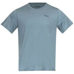 Pánské triko Bergans Graphic Wool Tee Velikost: XXL / Barva: modrá