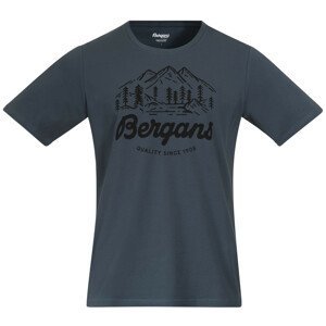 Pánské triko Bergans Classic V2 Tee Velikost: L / Barva: tmavě modrá