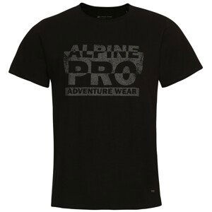 Pánské triko Alpine Pro Hoop Velikost: S / Barva: černá