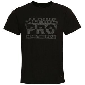 Pánské triko Alpine Pro Hoop Velikost: XXXL / Barva: černá