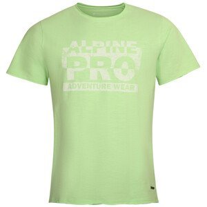 Pánské triko Alpine Pro Hoop Velikost: XS / Barva: světle zelená