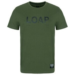 Pánské triko Loap Alaric Velikost: XL / Barva: zelená