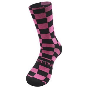 Cyklistické ponožky Protective P-Race Velikost ponožek: 36-39 / Barva: černá/růžová