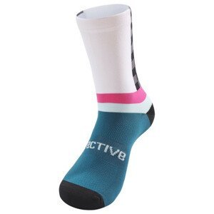 Cyklistické ponožky Protective P-Vert Velikost ponožek: 40-43 / Barva: modrá/bíla