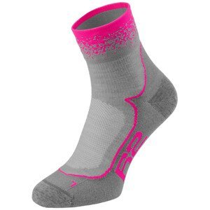 Cyklistické ponožky R2 Grace Velikost ponožek: 39-42 / Barva: šedá/růžová