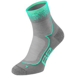 Cyklistické ponožky R2 Grace Velikost ponožek: 39-42 / Barva: šedá/zelená