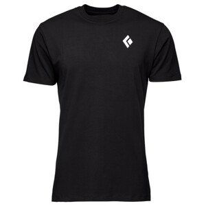 Pánské tričko Black Diamond M BD MOUNTAIN BADGE SS TEE Velikost: M / Barva: černá