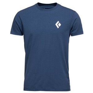Pánské tričko Black Diamond M SS EQUIPMNT FOR ALPINIST TEE Velikost: L / Barva: modrá