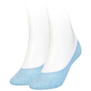 Dámské ponožky Puma Women Footie 2P Velikost ponožek: 39-42 / Barva: modrá
