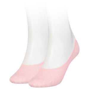 Dámské ponožky Puma Women Footie 2P Velikost ponožek: 39-42 / Barva: růžová