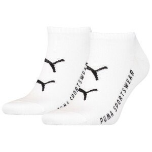 Ponožky Puma Cat Logo Sneaker 2P Velikost ponožek: 39-42 / Barva: bílá