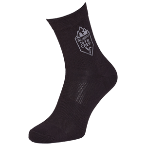 Cyklistické ponožky Silvini Bevera Velikost ponožek: 42-44 / Barva: černá