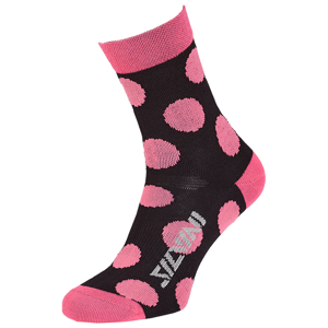 Cyklistické ponožky Silvini Bevera Velikost ponožek: 36-38 / Barva: růžová/černá