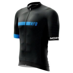 Pánské cyklistické triko Northfinder Gerardo Velikost: L / Barva: černá/modrá