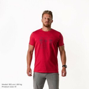 Pánské triko Northfinder Bertie Velikost: XXL / Barva: červená