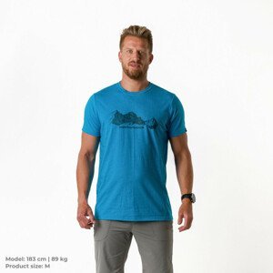 Pánské triko Northfinder Elbert Velikost: XL / Barva: modrá