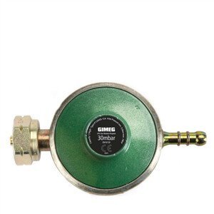 Regulátor tlaku Gimeg 30 Mbar Kombi s hadicovou koncovkou Barva: zelená