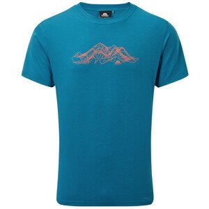Pánské triko Mountain Equipment Groundup Mountain Tee Alto Blue Velikost: M / Barva: modrá