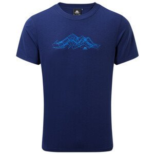 Pánské triko Mountain Equipment Groundup Mountain Tee Medieval Blue Velikost: L / Barva: modrá