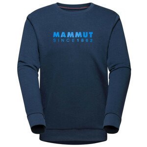 Pánská mikina Mammut Core ML Crew Neck Men Logo Velikost: XL / Barva: modrá