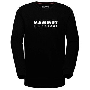 Pánská mikina Mammut Core ML Crew Neck Men Logo Velikost: L / Barva: černá