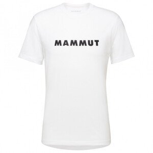 Pánské tričko Mammut Core T-Shirt Men Logo Velikost: M / Barva: bílá