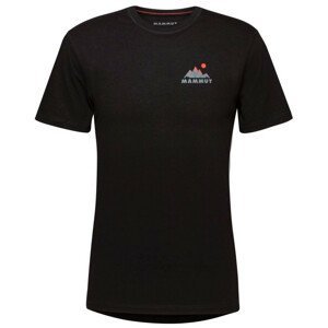 Pánské tričko Mammut Core T-Shirt Men Sunrise Velikost: XL / Barva: černá