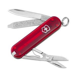 Kapesní nůž Victorinox Classic SD Barva: červená transparentní