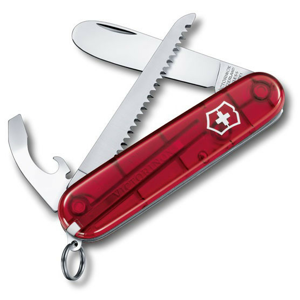 Zavírací nůž Victorinox Nůž s pilkou červený Barva: červená transparentní