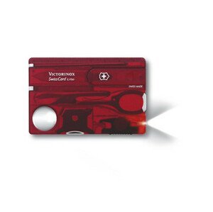 Multifunkční karta Victorinox SwissCard Lite Barva: červená