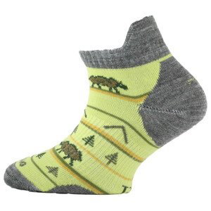 Dětské ponožky Lasting TJM Velikost ponožek: 29-33 / Barva: žlutá