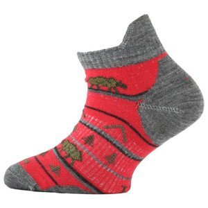 Dětské ponožky Lasting TJM Velikost ponožek: 29-33 / Barva: červená