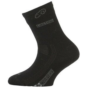 Dětské ponožky Lasting TJS Velikost ponožek: 29-33 / Barva: černá