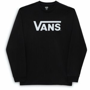 Pánské triko Vans Classic Vans LS Velikost: XXL / Barva: černá/bílá