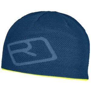Čepice Ortovox Merino Logo Knit Beanie Barva: modrá