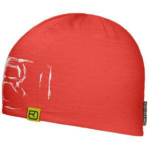 Čepice Ortovox 120 Tec Logo Beanie Barva: růžová