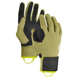 Rukavice Ortovox Fleece Grid Cover Glove M Velikost rukavic: L / Barva: zelená