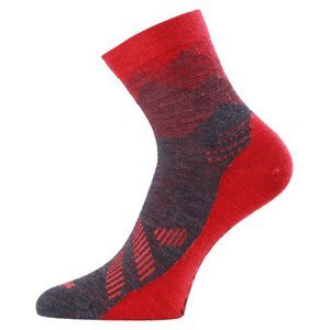 Ponožky Lasting FWS Velikost ponožek: 34-37 / Barva: červená
