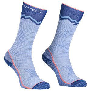 Dámské ponožky Ortovox Tour Long Socks W Velikost ponožek: 35-38 / Barva: světle modrá