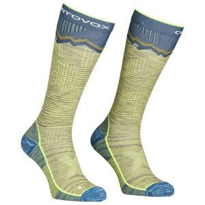 Pánské ponožky Ortovox Tour Long Socks M Velikost ponožek: 39-41 / Barva: žlutá/modrá